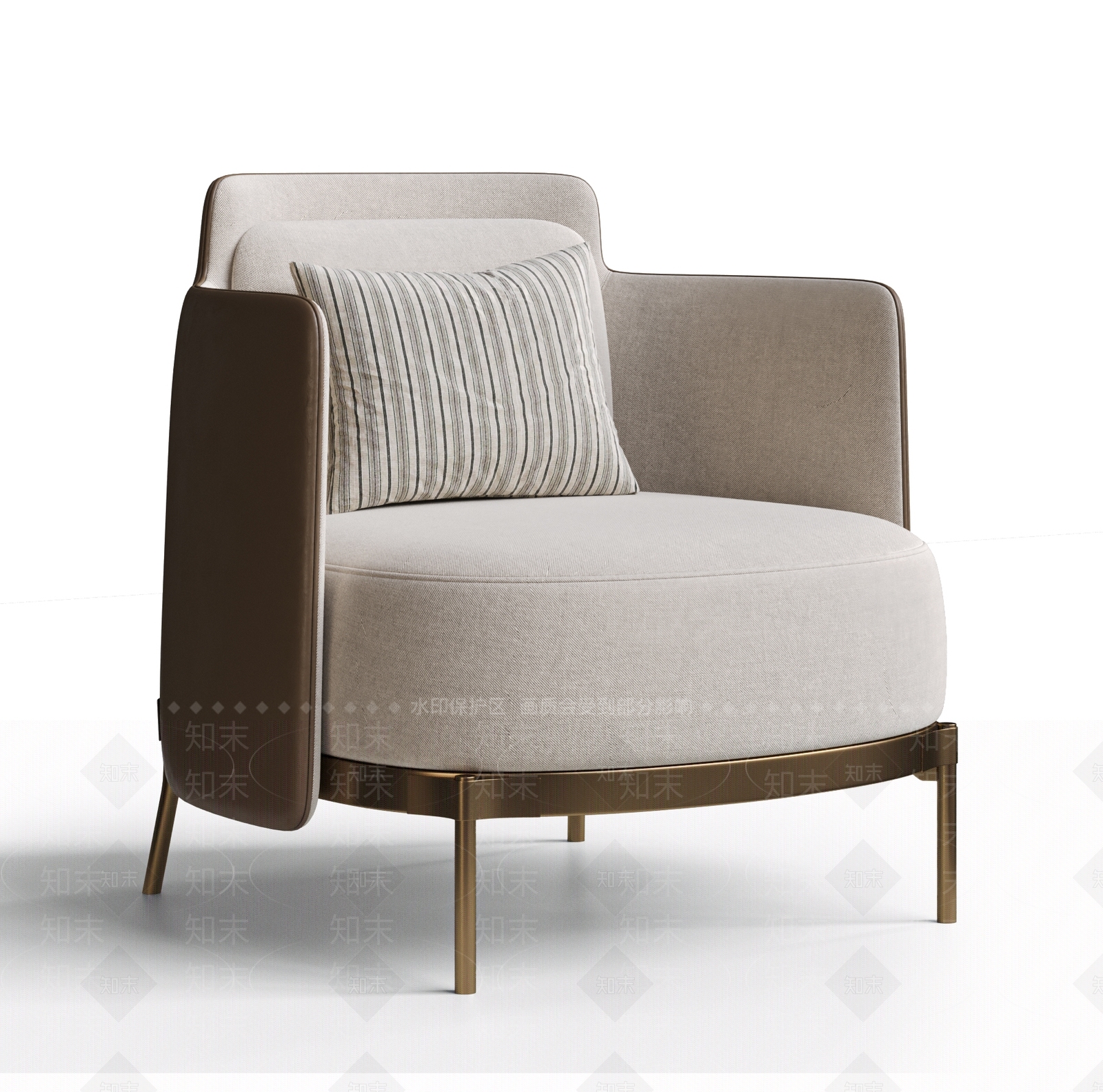 现代意式休闲椅SU模型下载【ID:1199523878】
