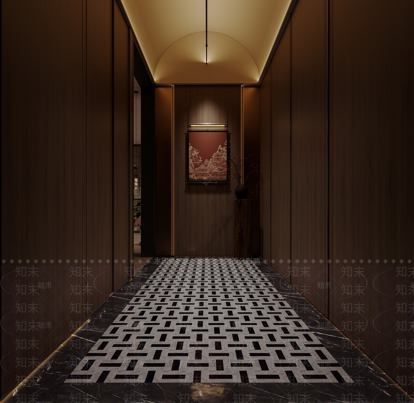 意式新中式包厢3D模型下载【ID:1199524641】