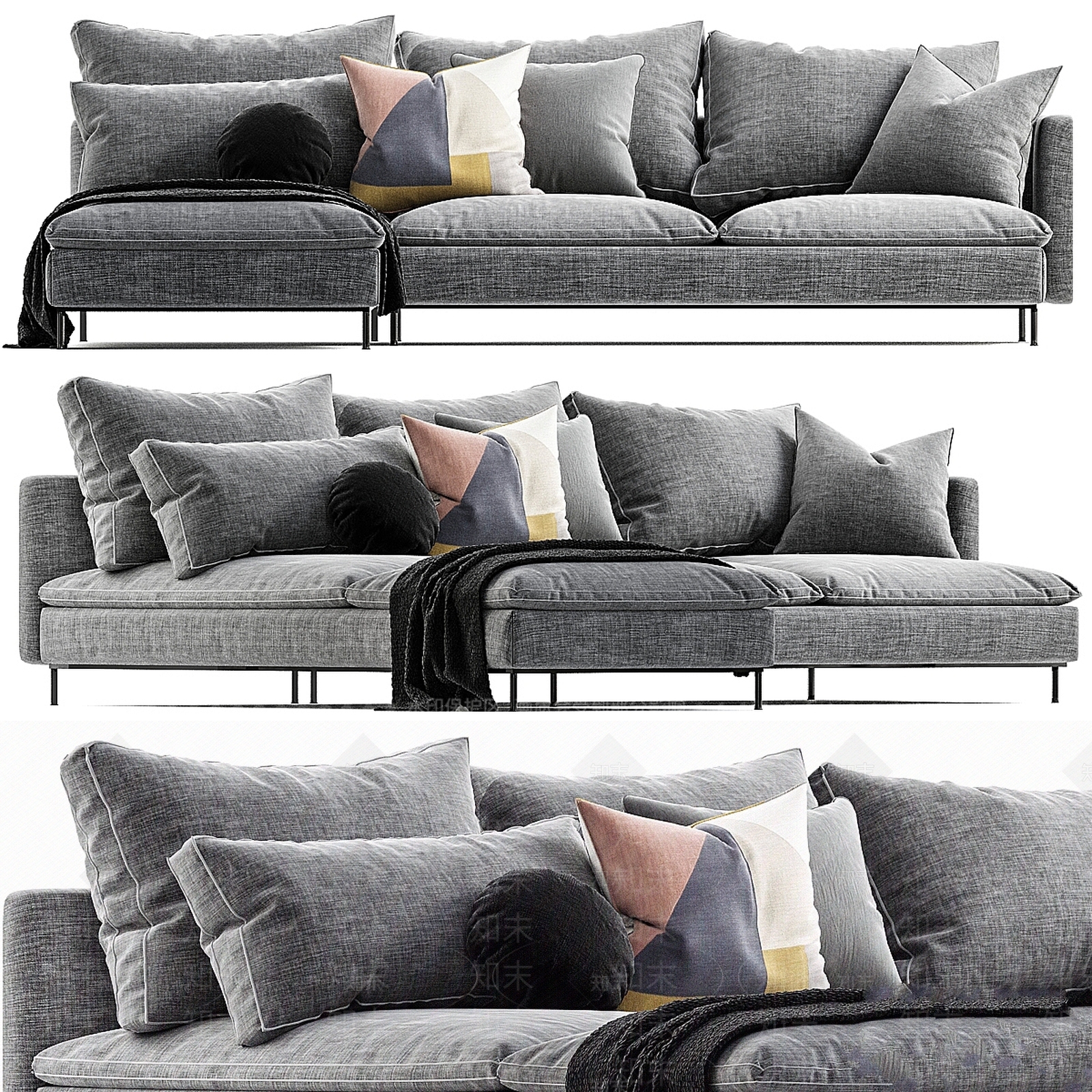 其他沙发3D模型下载【ID:1199526429】
