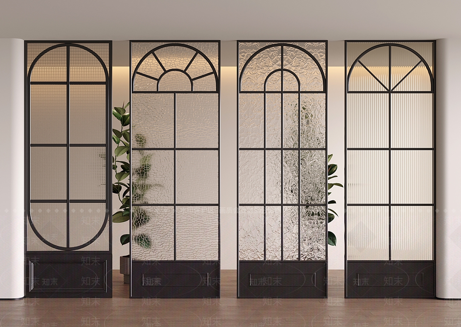 法式简欧隔断3D模型下载【ID:1199530923】