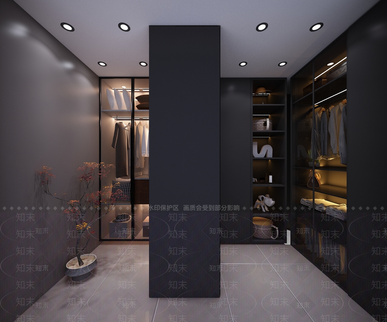 意式衣帽间3D模型下载【ID:1199551586】