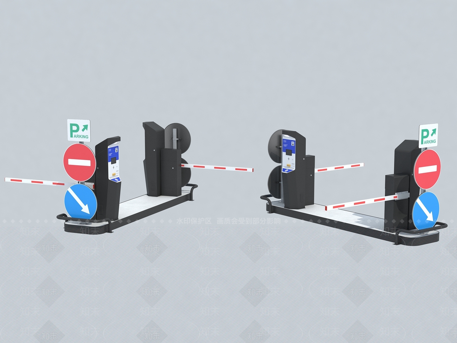 交通配件3D模型下载【ID:1199554417】