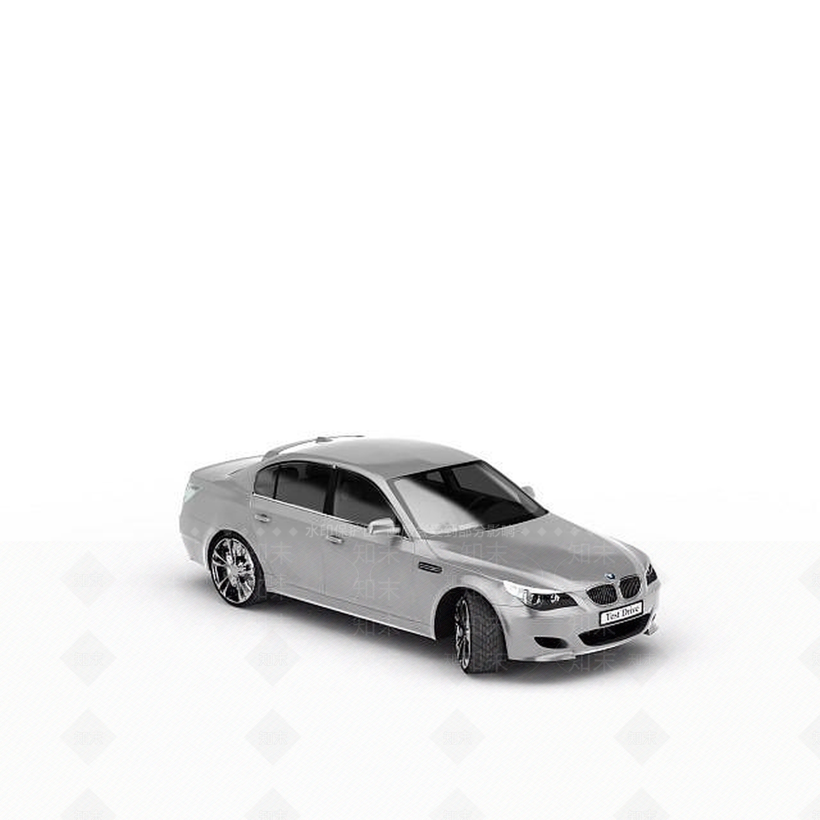 现代宝马小轿车3D模型下载【ID:1199561990】