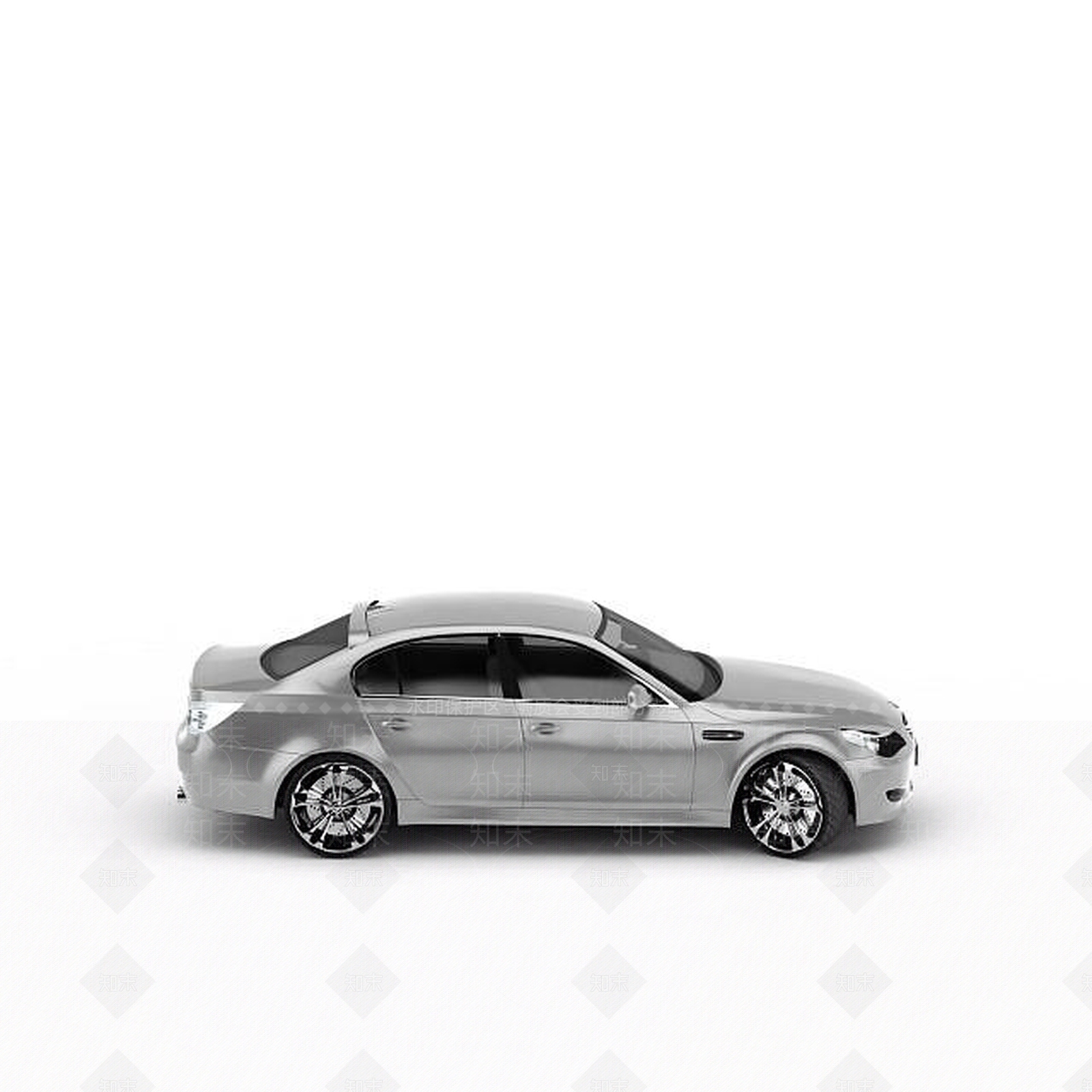 现代宝马小轿车3D模型下载【ID:1199561990】