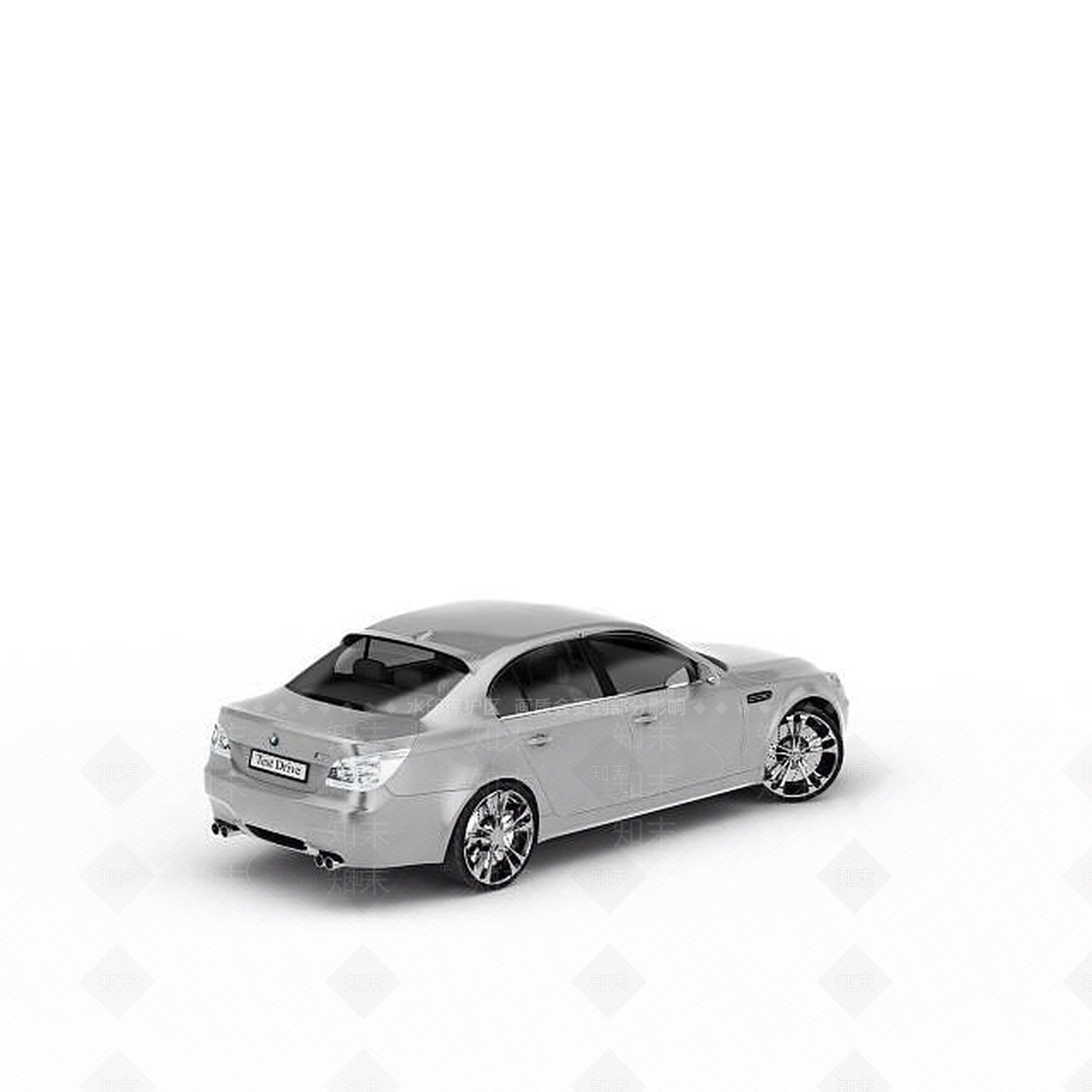 现代宝马小轿车3D模型下载【ID:1199561990】