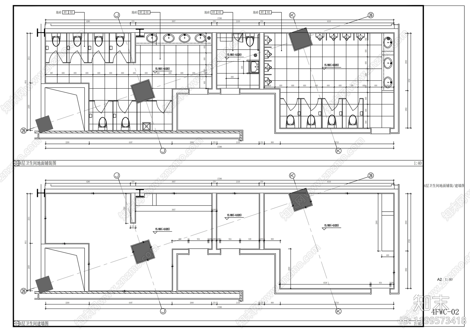 现代其他商业空间cad施工图下载【ID:1199573418】
