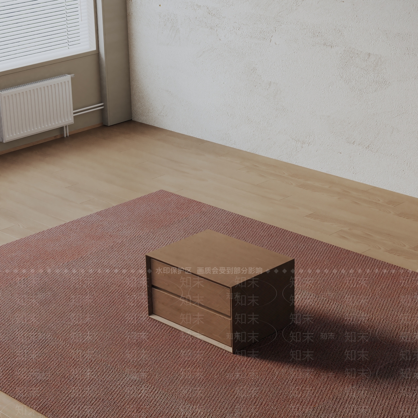 现代床头柜3D模型下载【ID:1199574097】