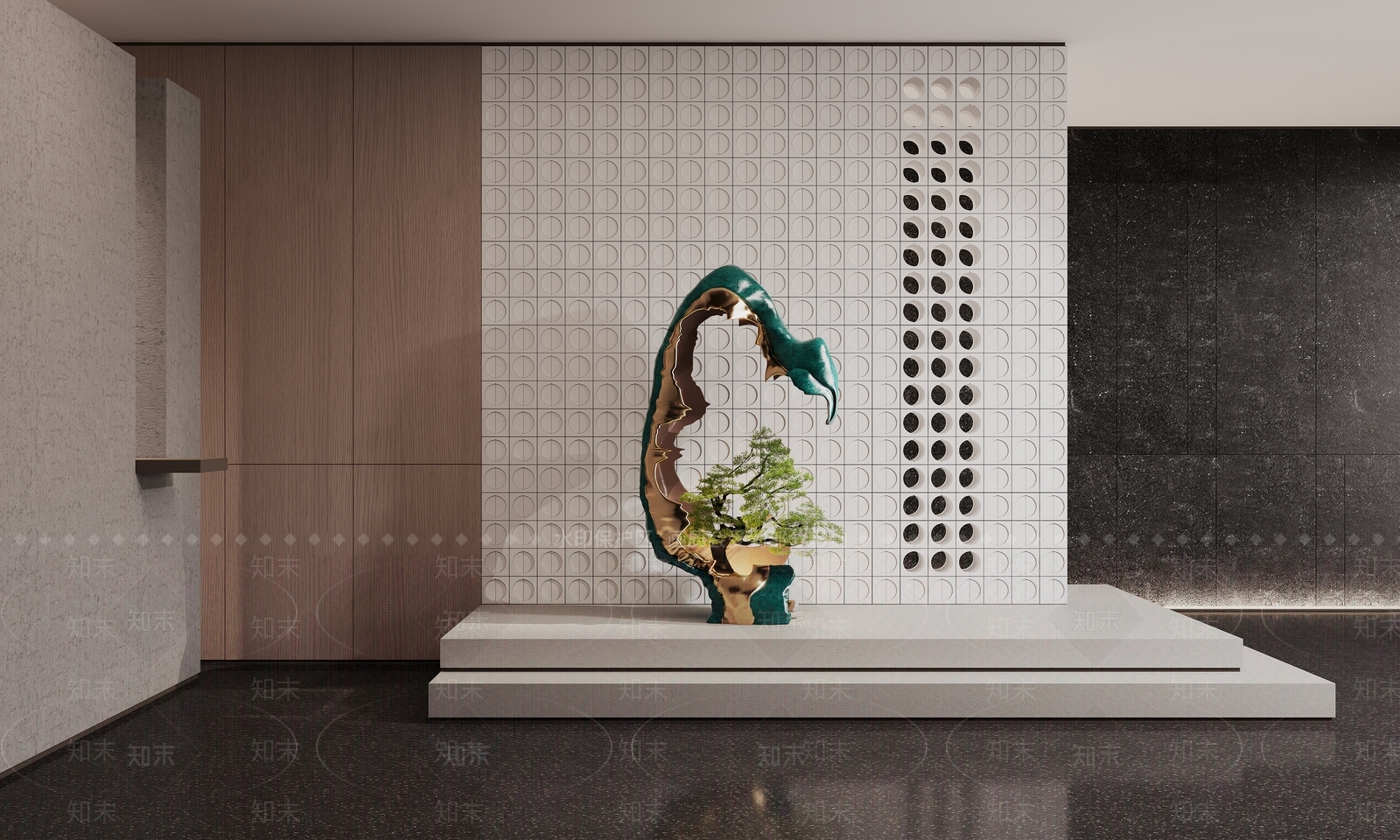 新中式中式雕塑摆件3D模型下载【ID:1199578148】