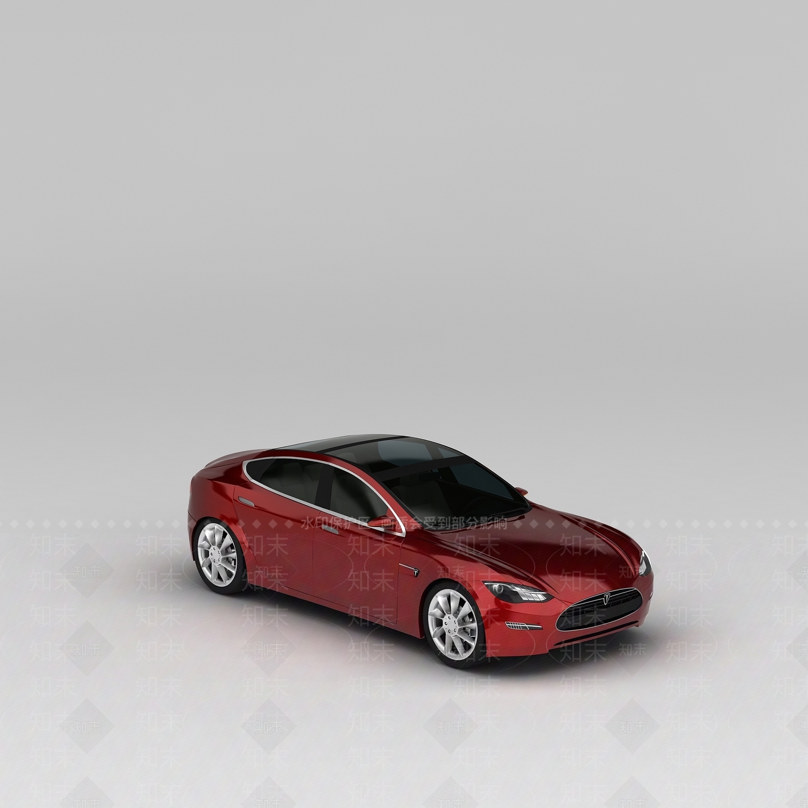现代特斯拉Tesla汽车3D模型下载【ID:1199583482】