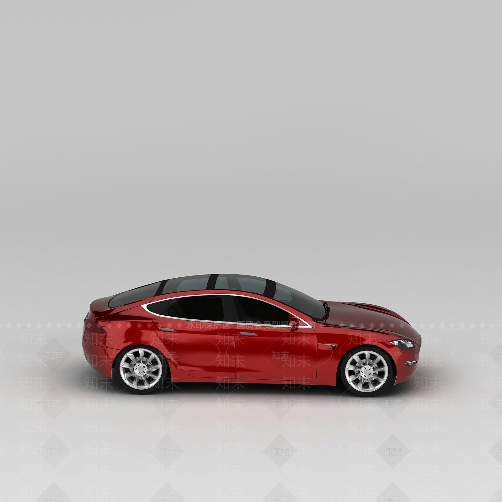 现代特斯拉Tesla汽车3D模型下载【ID:1199583482】