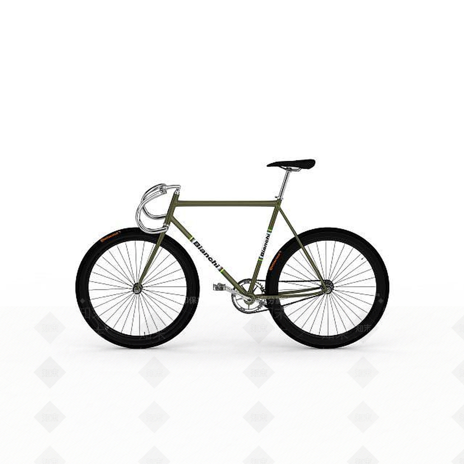 现代山地自行车3D模型下载【ID:1199583823】