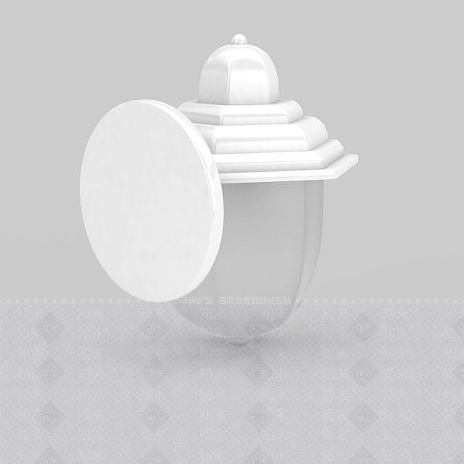 现代壁灯3D模型下载【ID:1199583951】