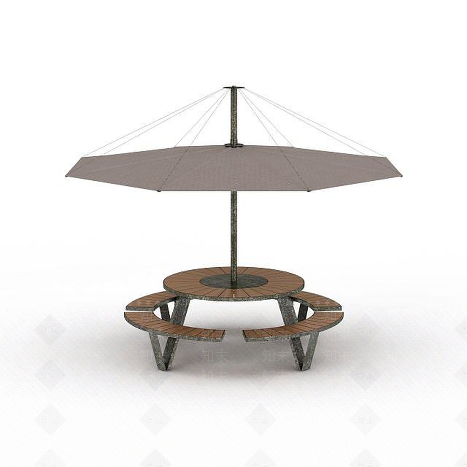 现代伞椅3D模型下载【ID:1199584035】