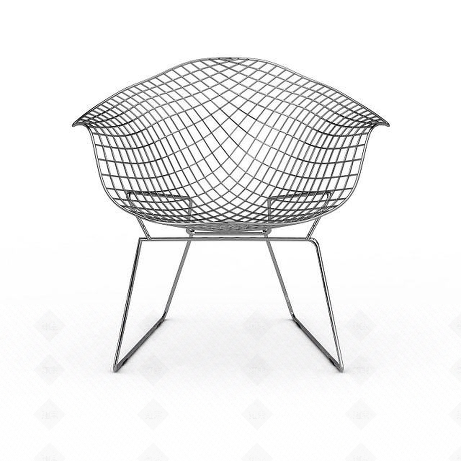现代时尚网状塑料凳子3D模型下载【ID:1199584100】