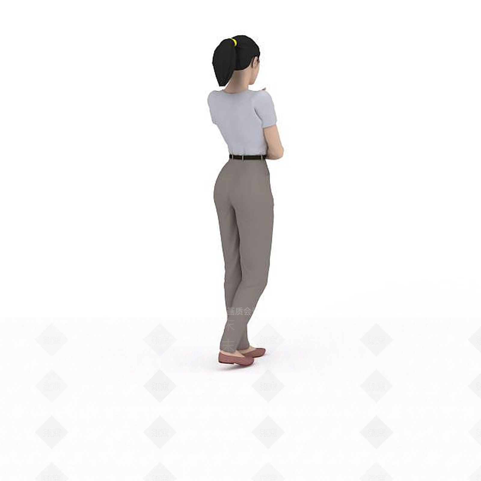 现代女人3D模型下载【ID:1199584758】