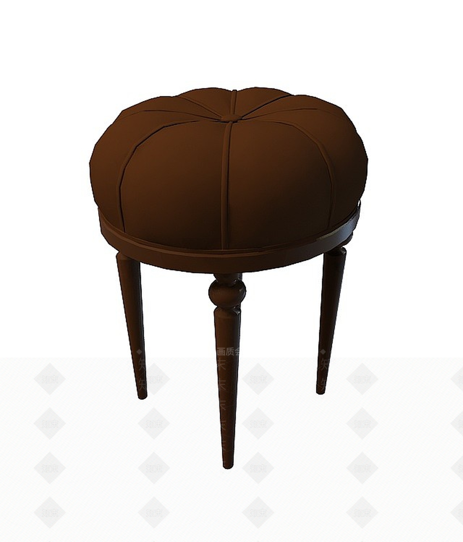 现代小沙发凳3D模型下载【ID:1199584935】