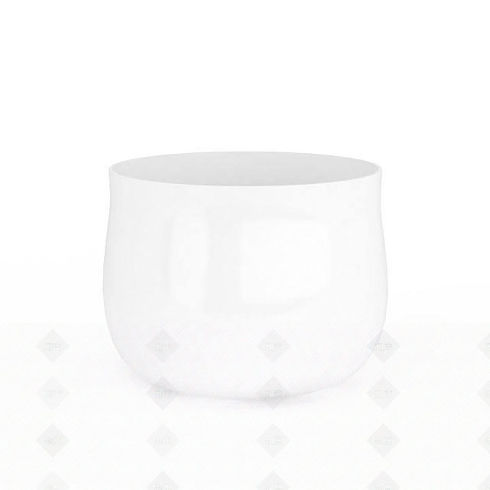 现代简约白色瓷杯3D模型下载【ID:1199587068】