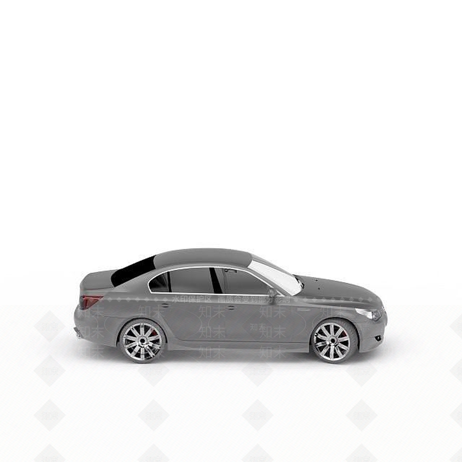 现代宝马四门三厢汽车3D模型下载【ID:1199587822】