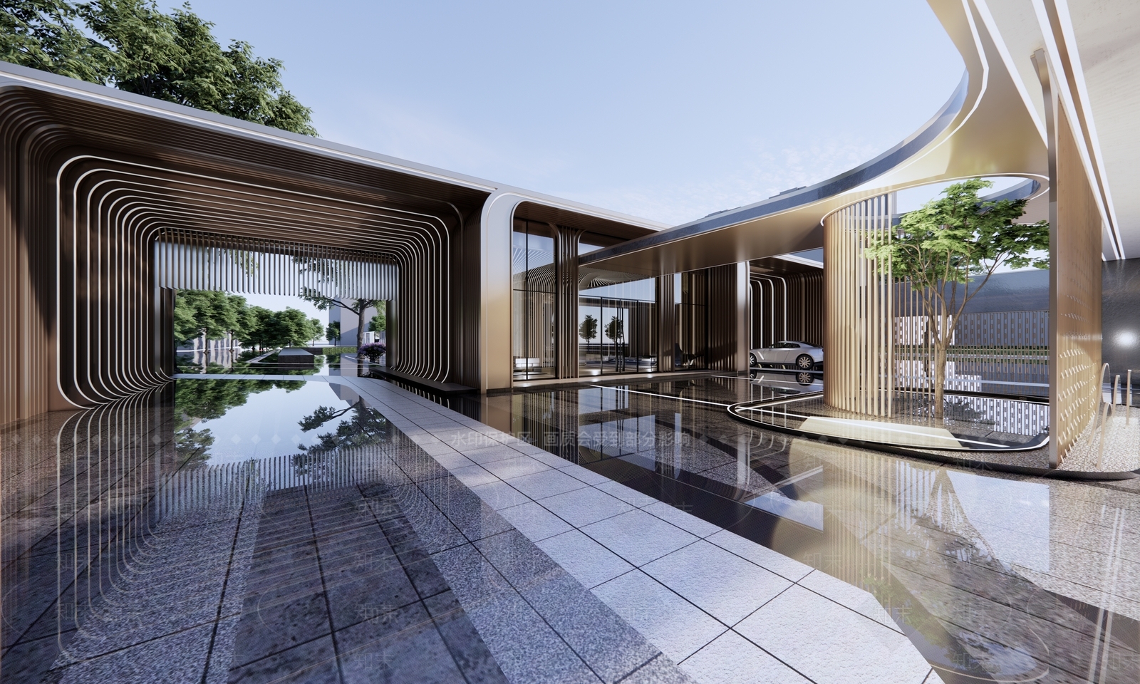 现代小区建筑SU模型下载【ID:1199589620】