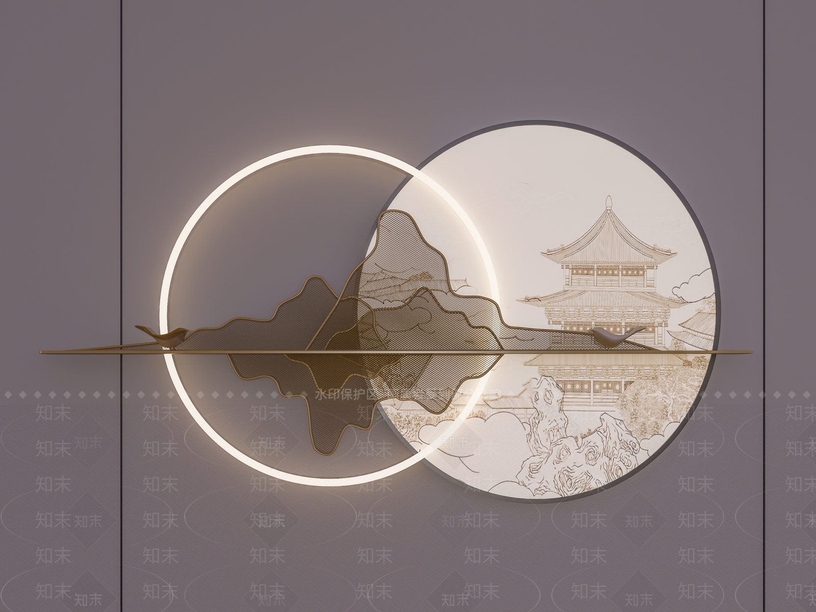 侘寂简约挂件SU模型下载【ID:1199589579】