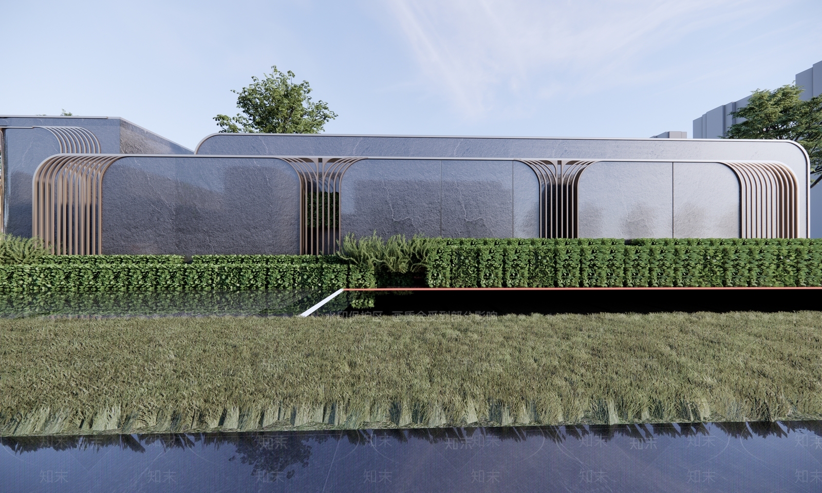 现代小区建筑SU模型下载【ID:1199589821】