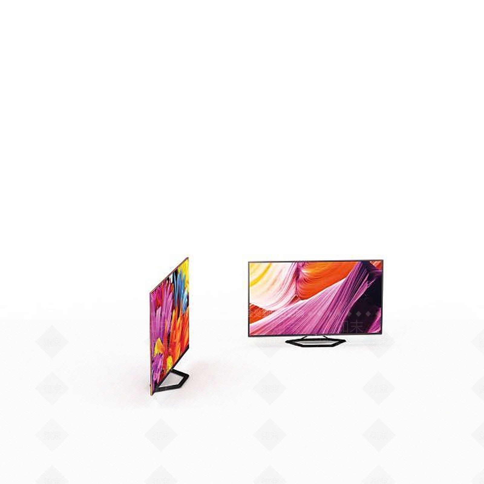 现代液晶电视3D模型下载【ID:1199591300】