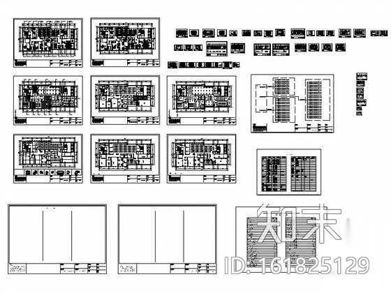 [武汉]某地产办公空间室内装修图cad施工图下载【ID:161825129】