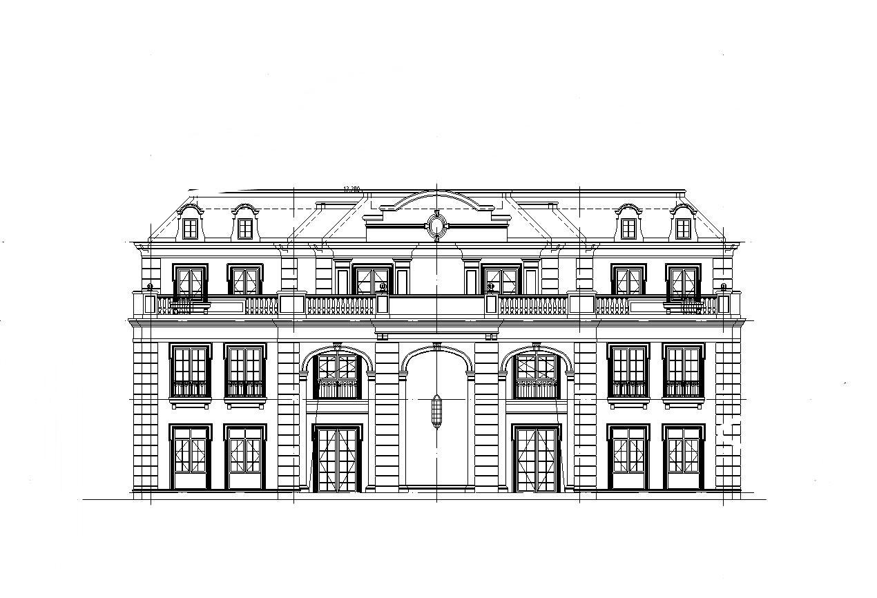 [山东]现代风格海尔企业办公楼建筑初步施工图设计（CAD...施工图下载【ID:151395135】