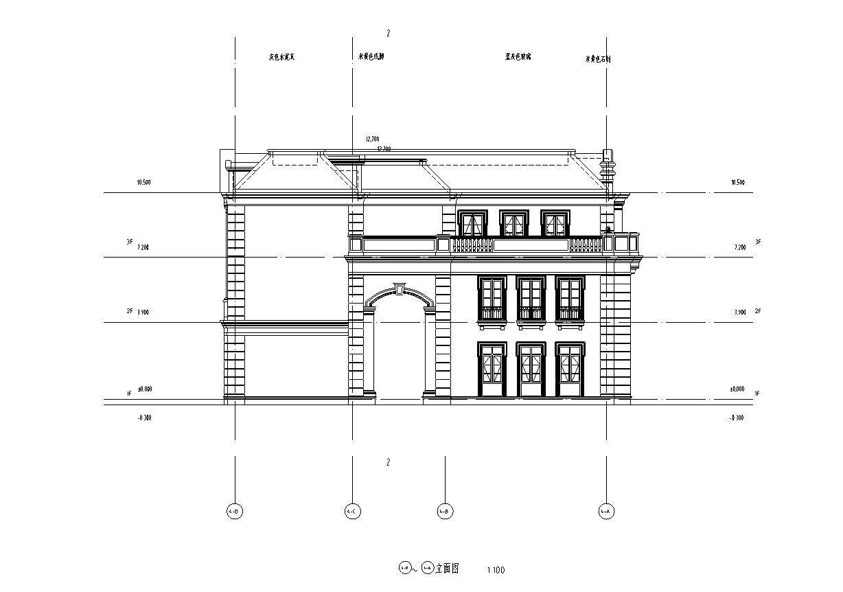 [山东]现代风格海尔企业办公楼建筑初步施工图设计（CAD...施工图下载【ID:151395135】