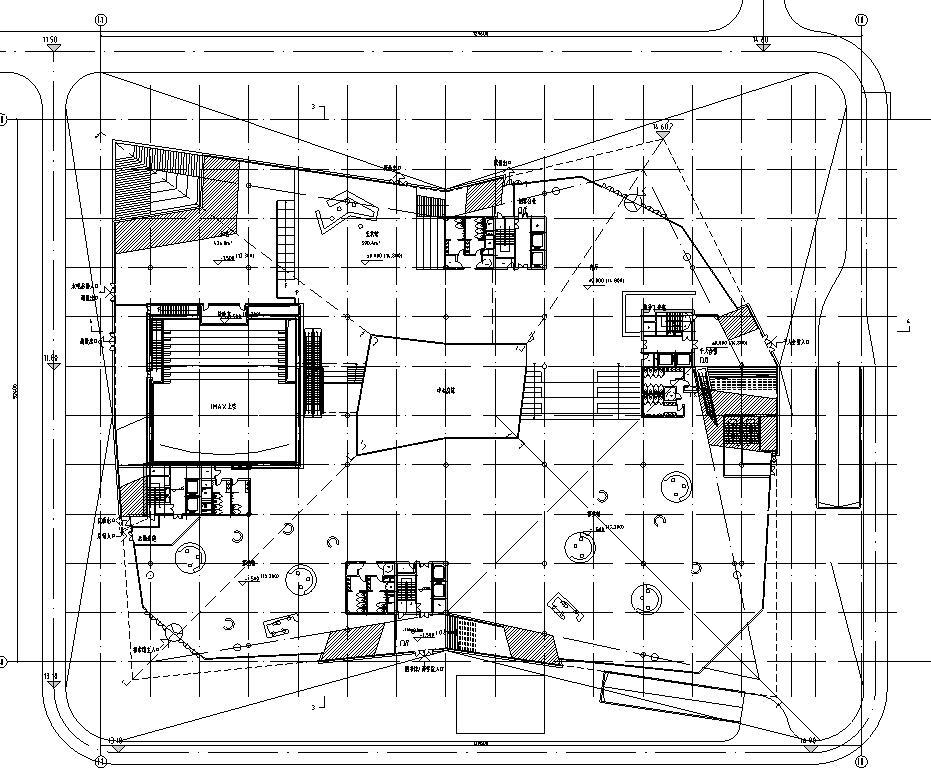 [山东]现代风格海尔企业办公楼建筑初步施工图设计（CAD...施工图下载【ID:151395135】