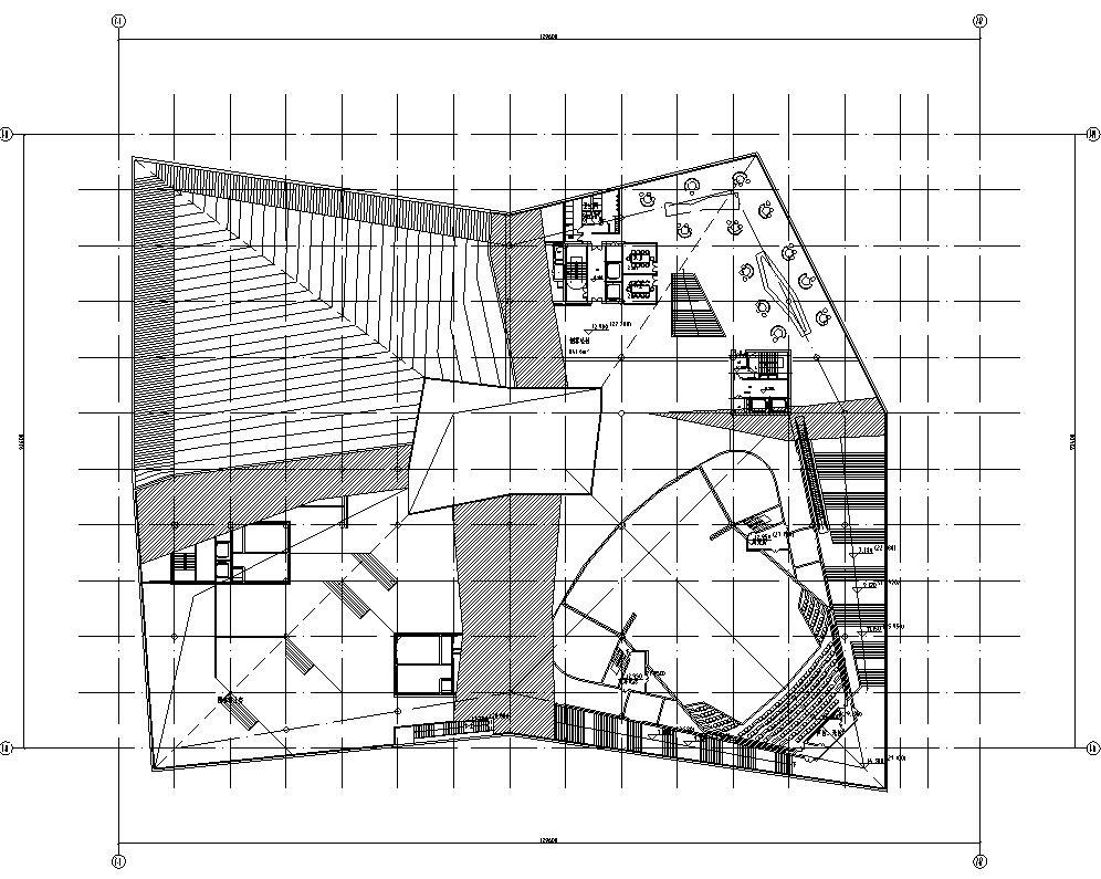 [山东]现代风格海尔企业办公楼建筑初步施工图设计（CAD...施工图下载【ID:151395135】