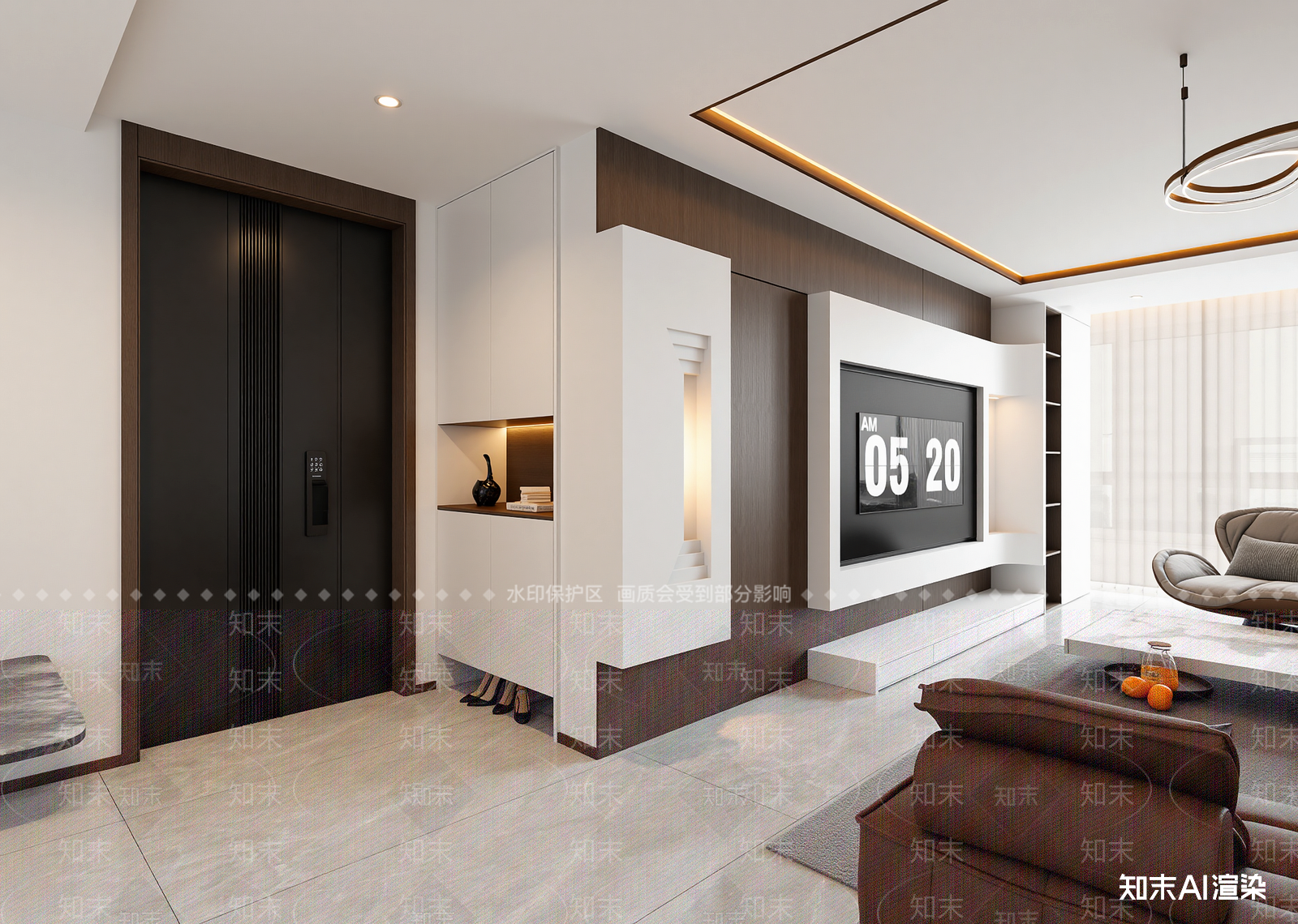 现代玄关3D模型下载【ID:1214806718】