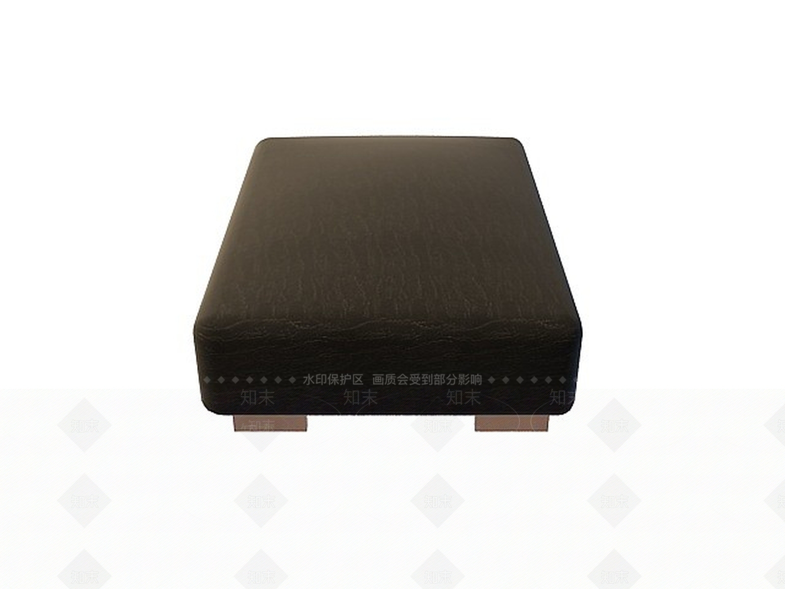现代黑色沙发凳3D模型下载【ID:1199591999】