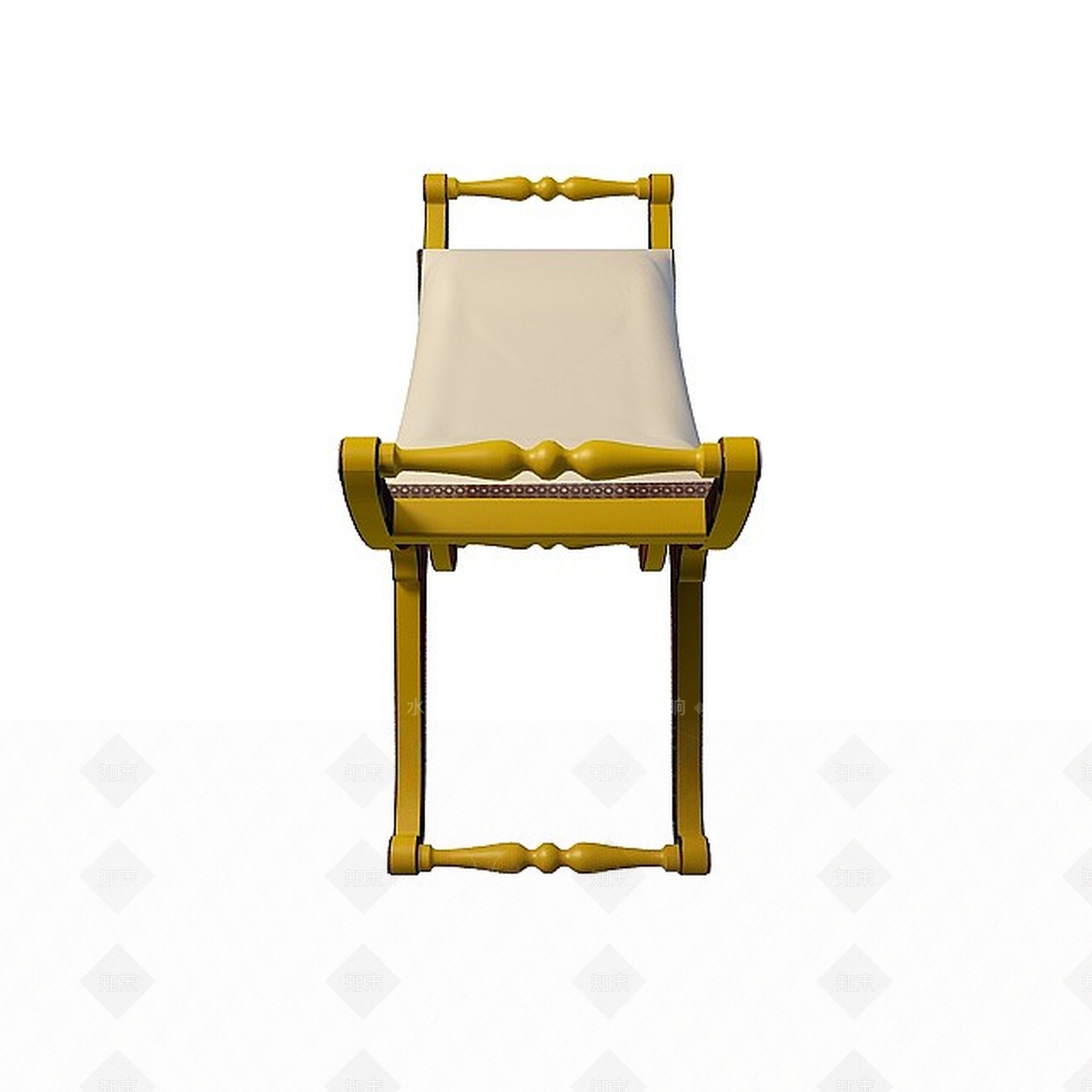 现代小床尾凳3D模型下载【ID:1199593125】