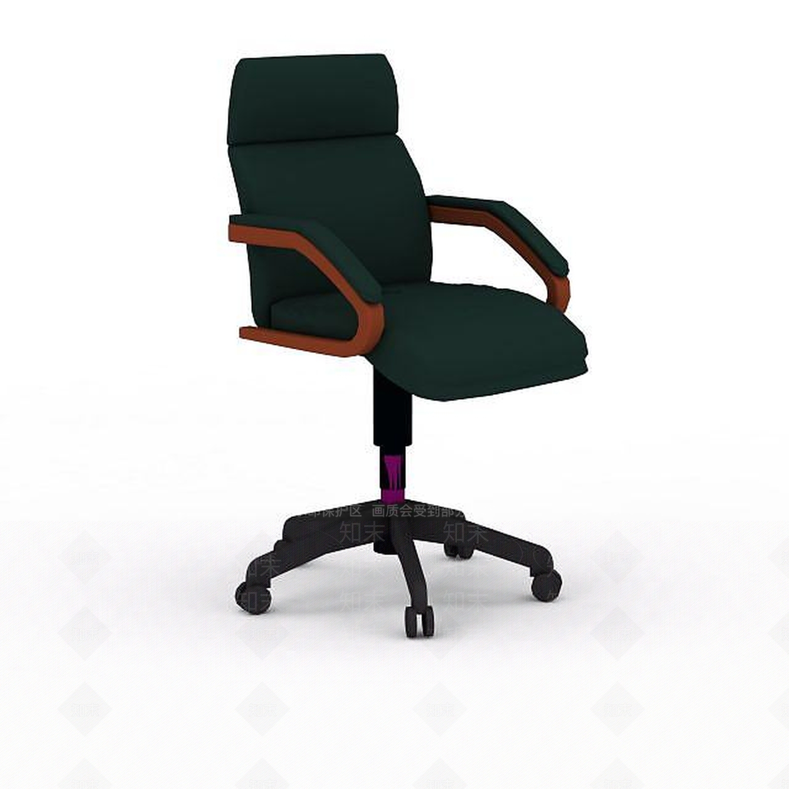 现代拼色办公转椅3D模型下载【ID:1199594021】