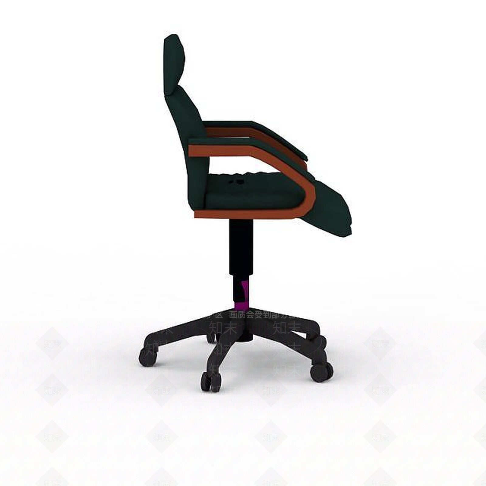现代拼色办公转椅3D模型下载【ID:1199594021】