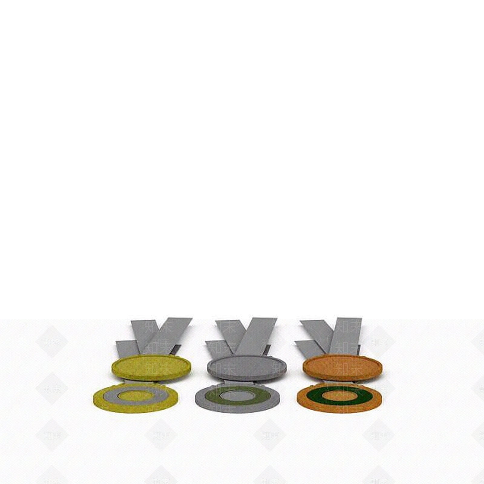 现代奖牌3D模型下载【ID:1199594315】