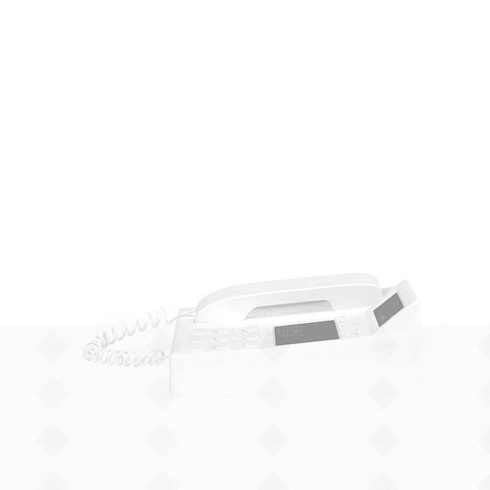 现代白色电话座机3D模型下载【ID:1199594679】