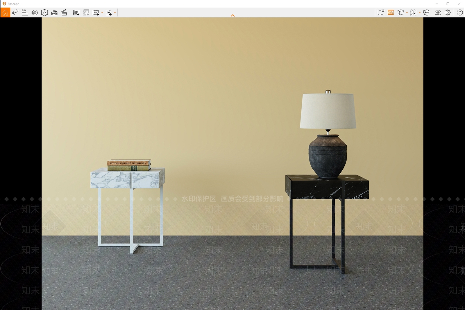 现代轻奢边几SU模型下载【ID:1199595292】