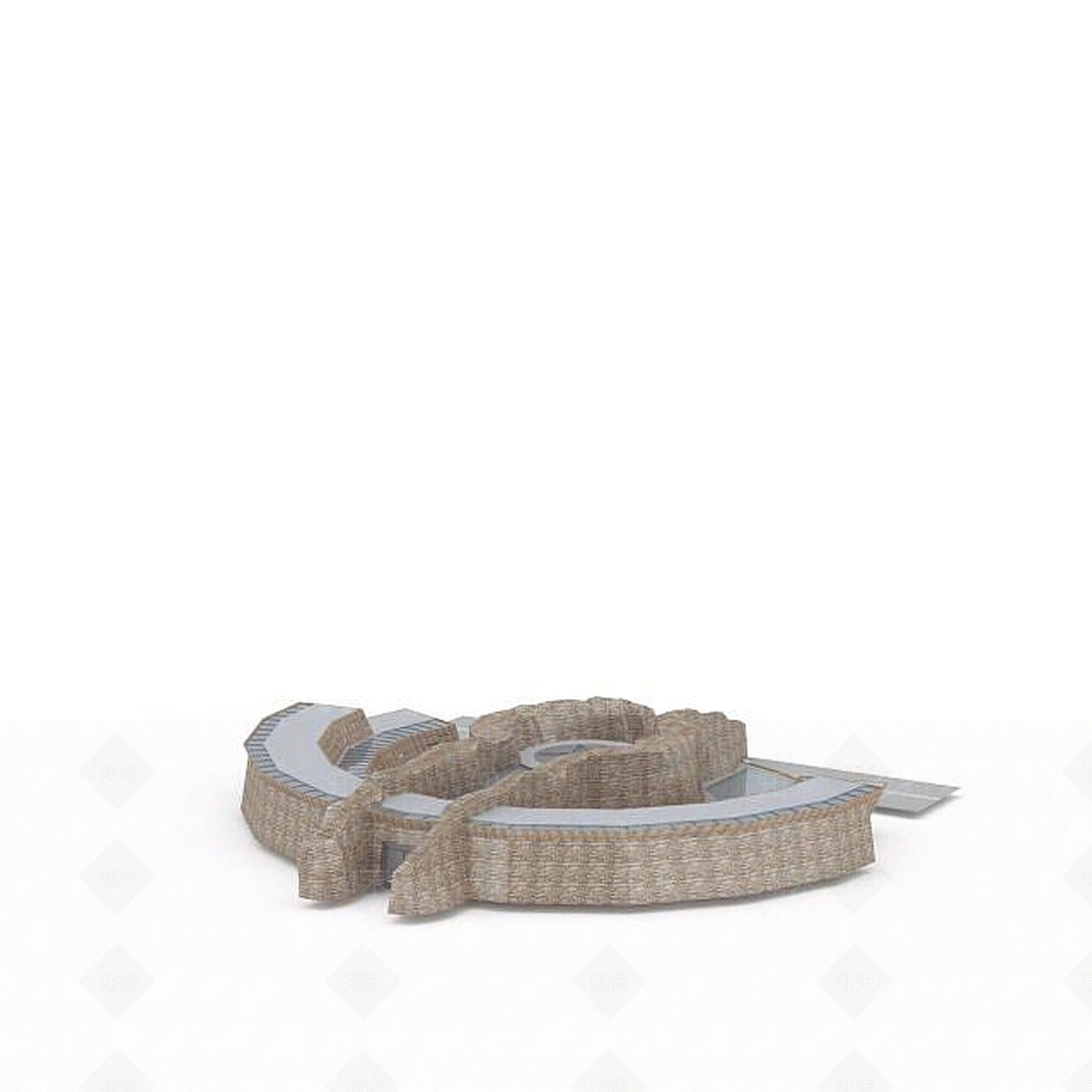 现代游乐园迷宫建筑3D模型下载【ID:1199595921】