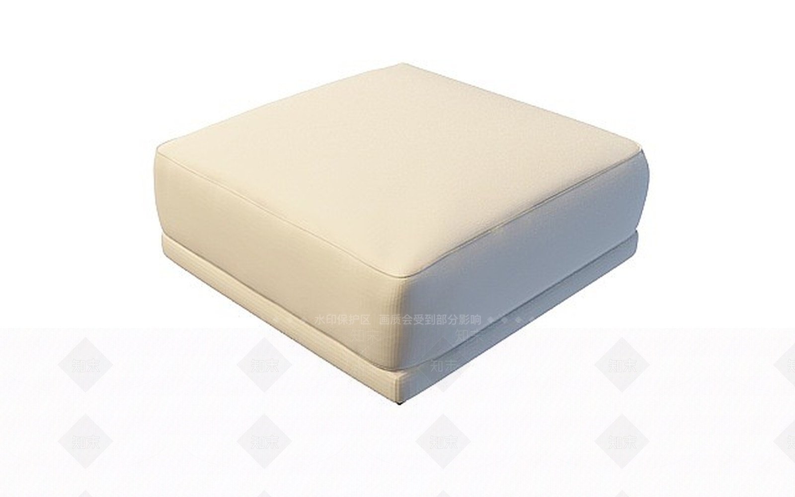 现代床式沙发凳3D模型下载【ID:1199596015】