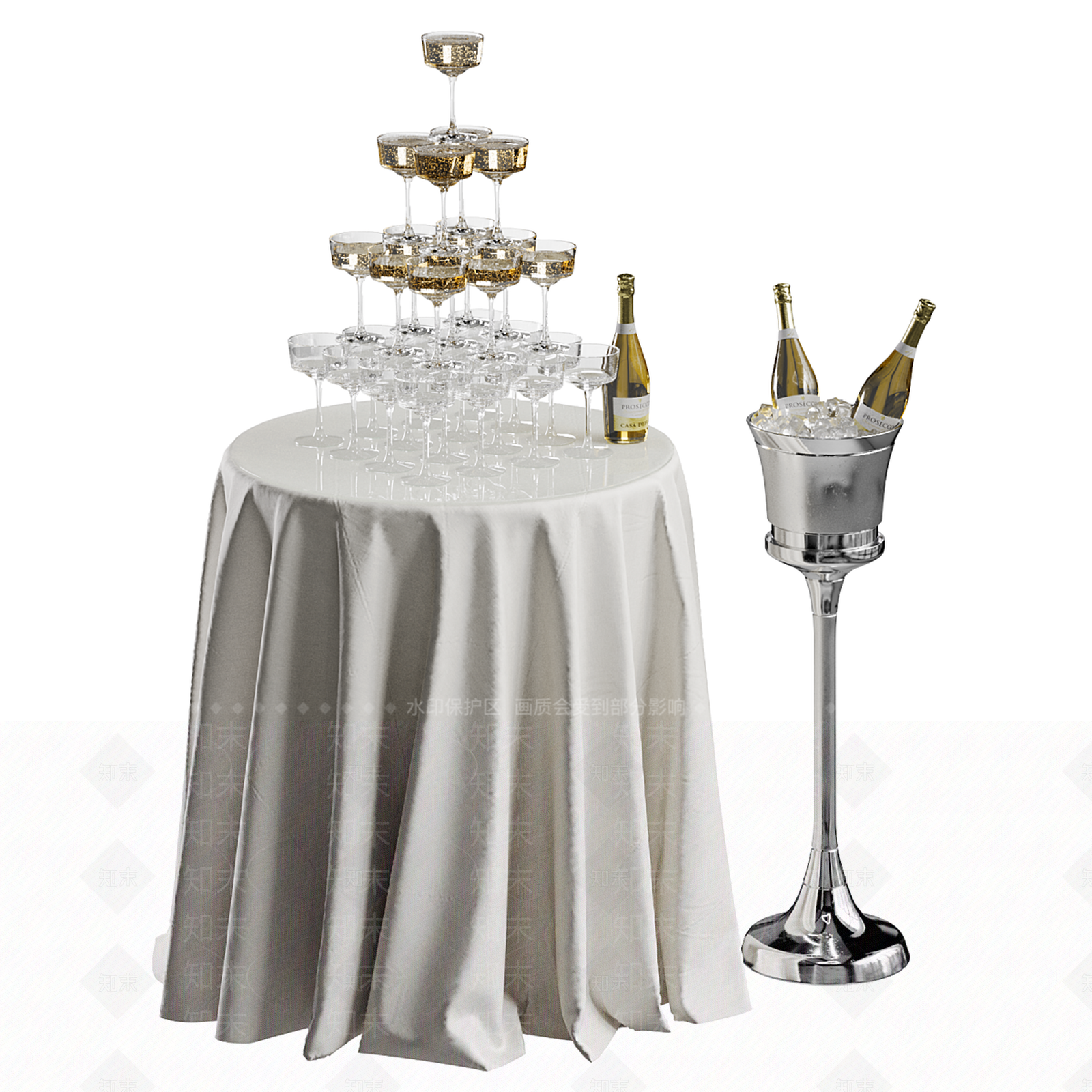 酒水食物3D模型下载【ID:1199600260】