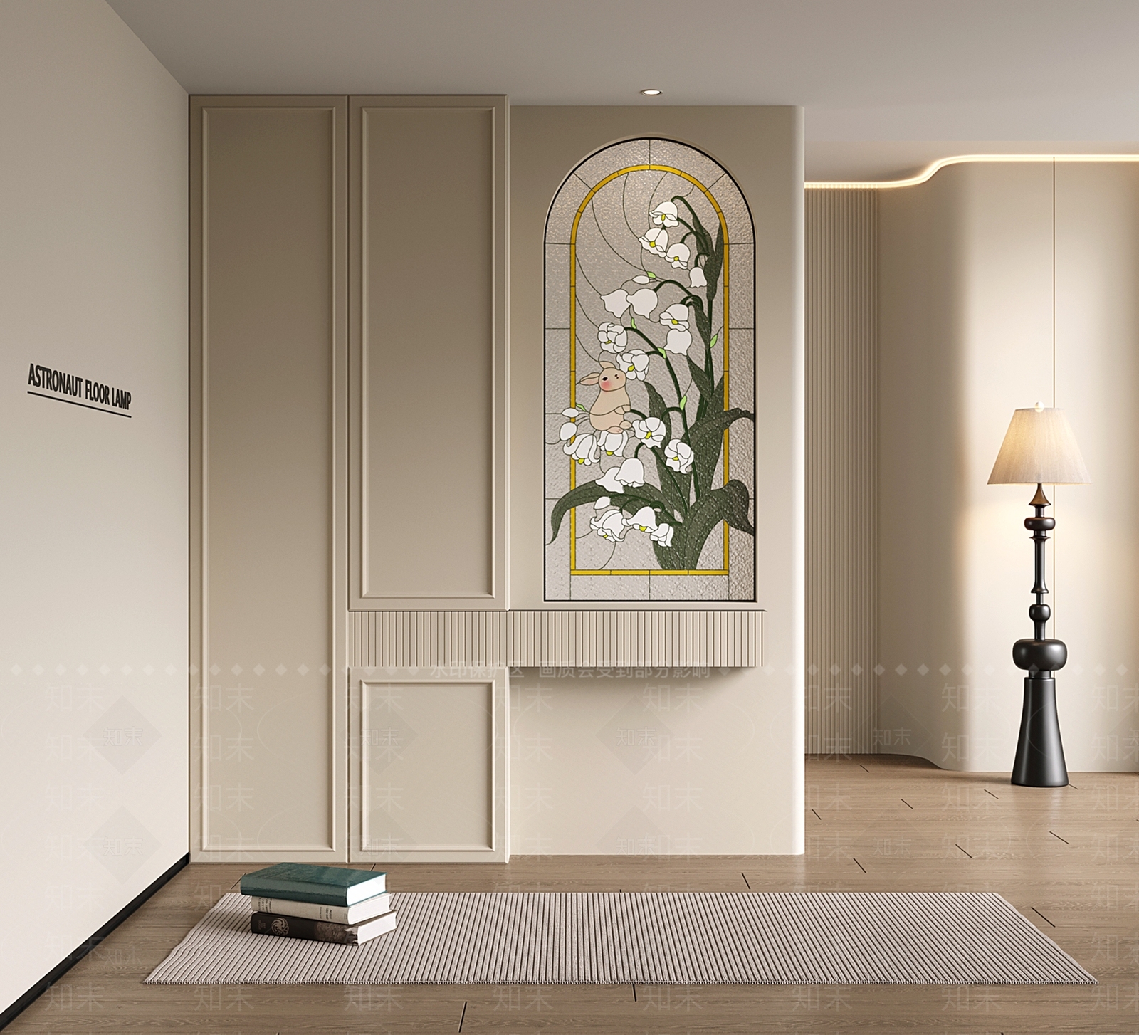 法式隔断SU模型下载【ID:1199605090】