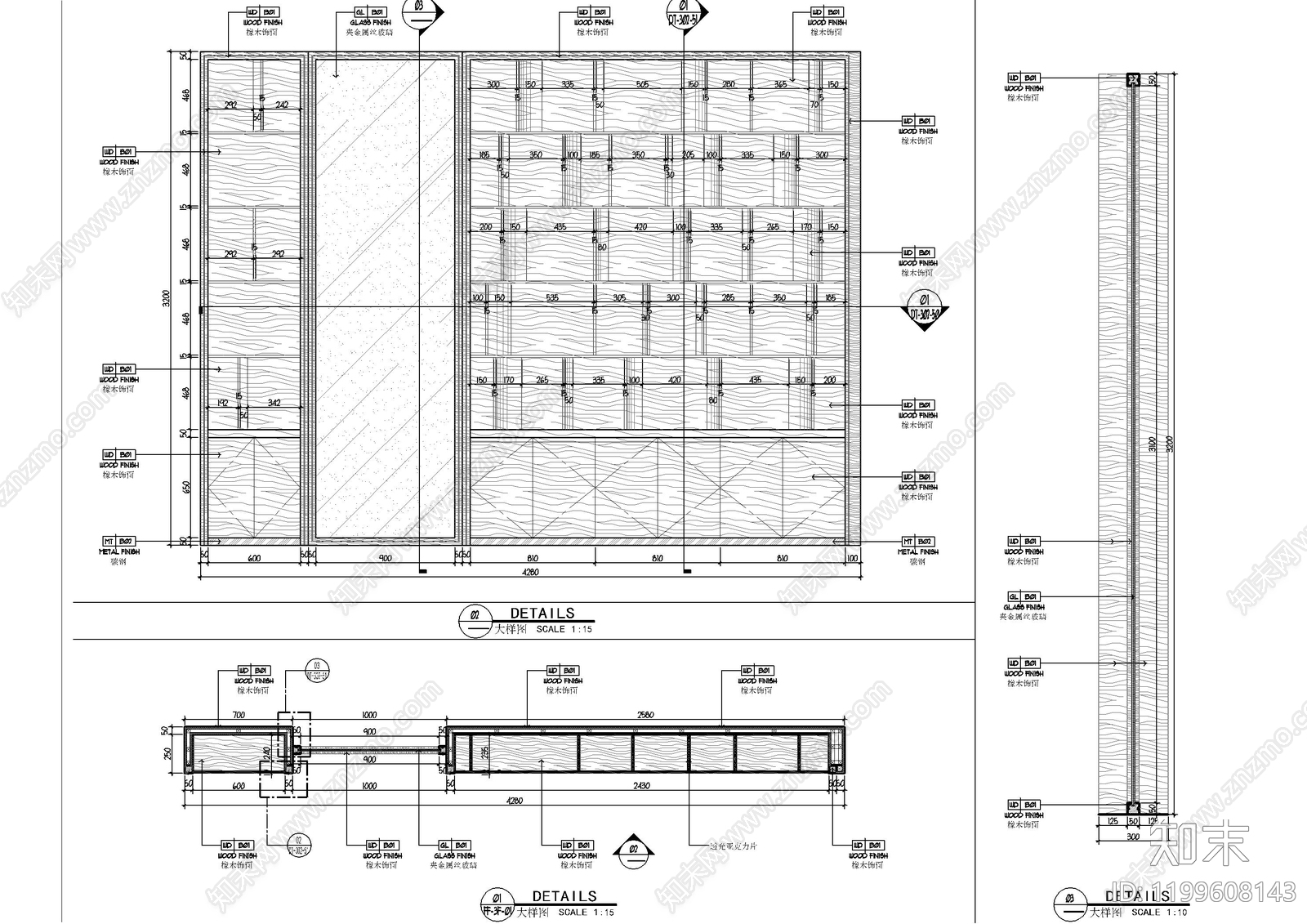 柜体节点cad施工图下载【ID:1199608143】