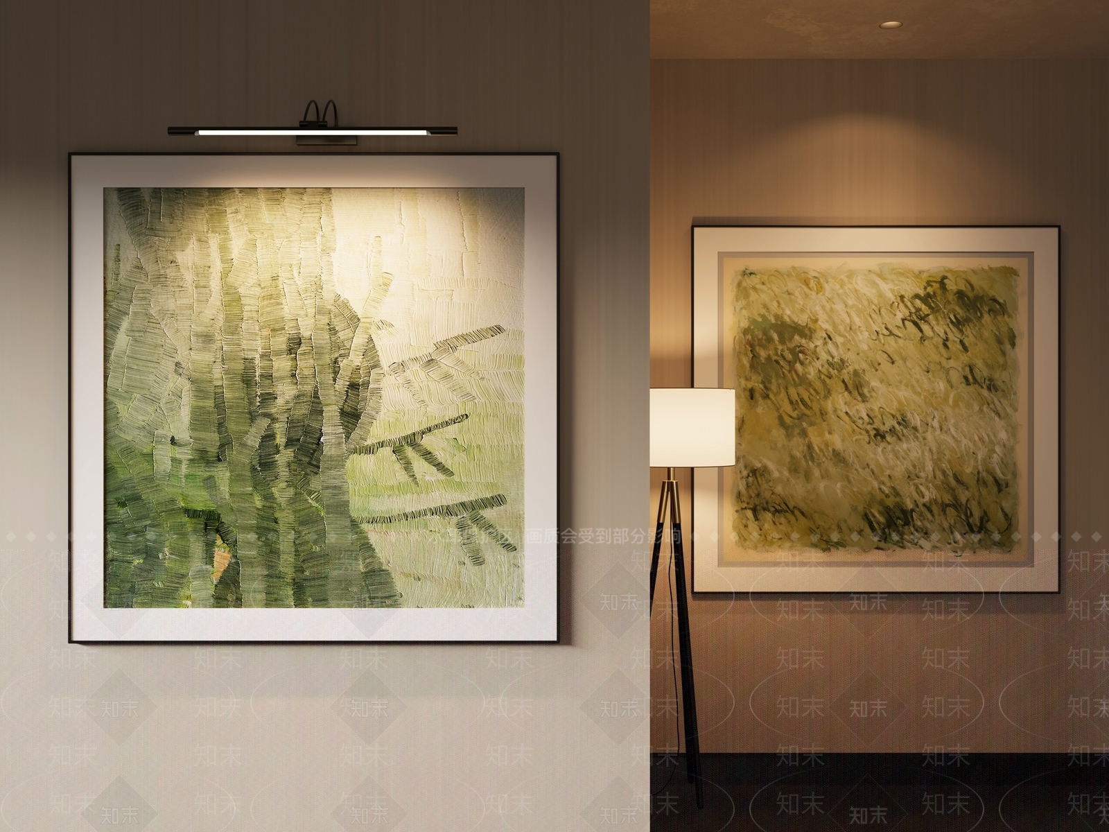 现代挂画SU模型下载【ID:1199613446】