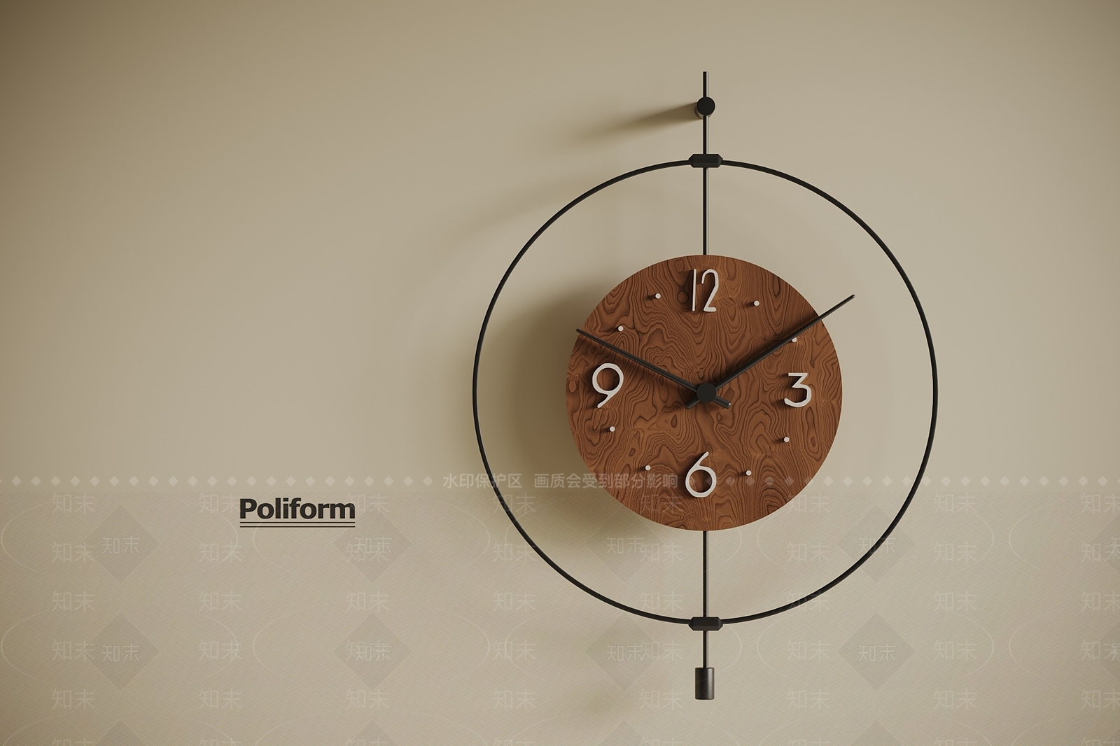 钟表3D模型下载【ID:1199616309】