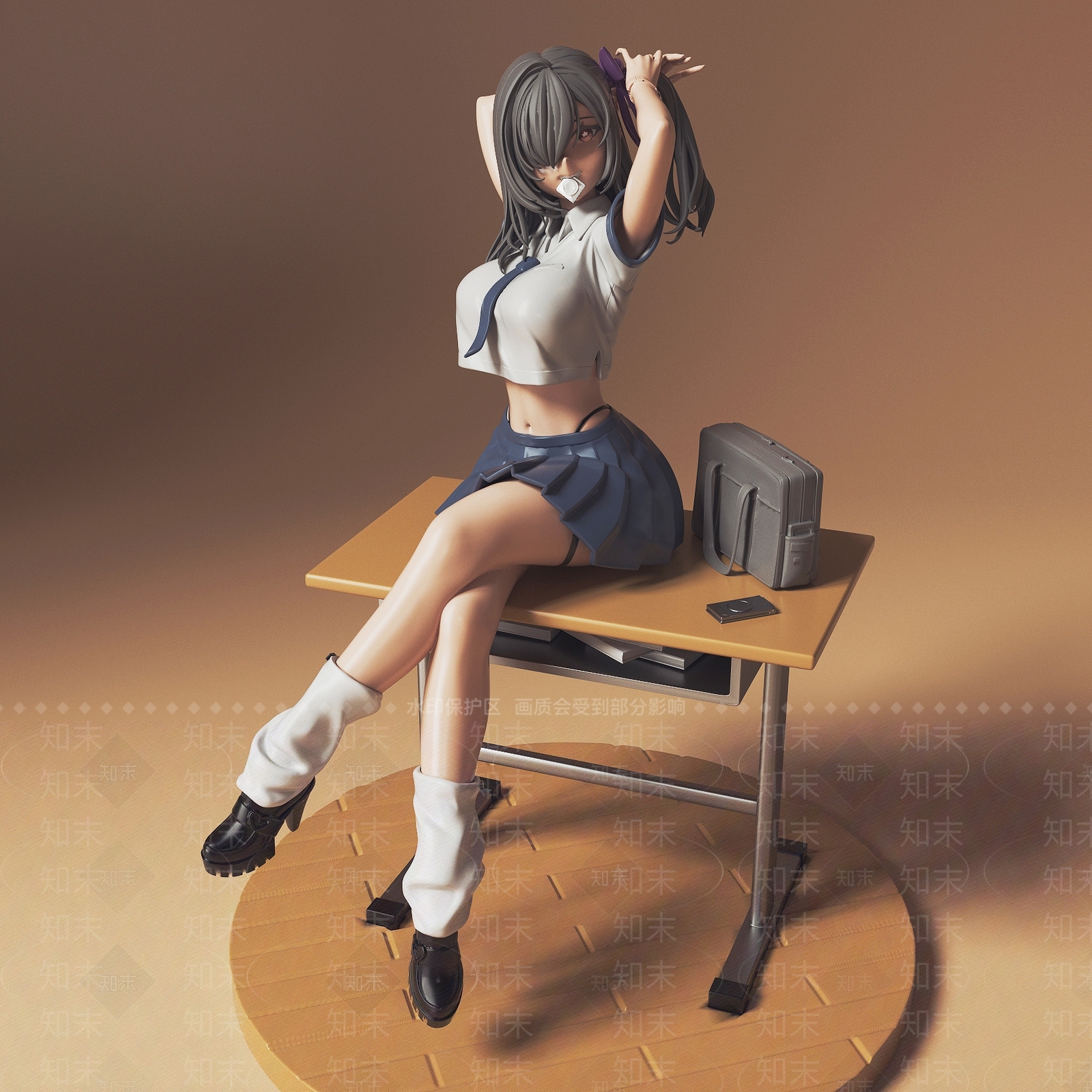 现代雕塑摆件3D模型下载【ID:1199620722】