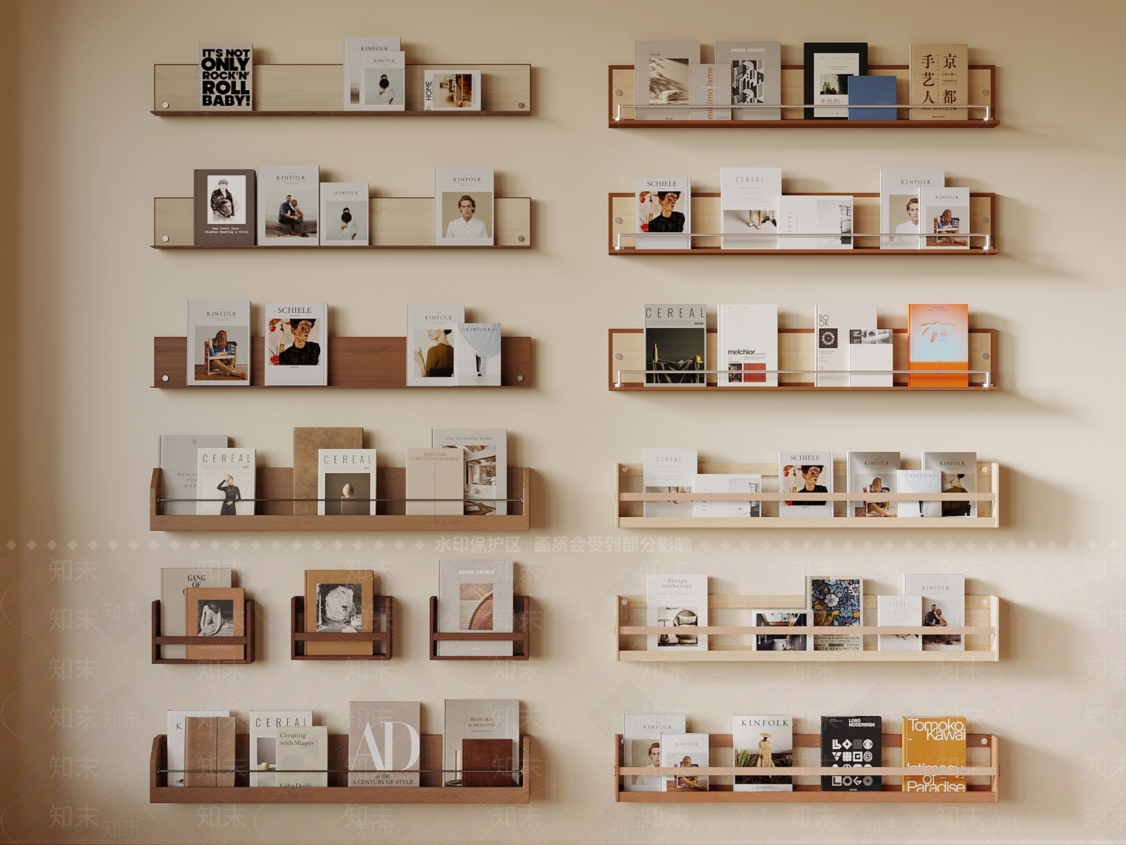 中古书架3D模型下载【ID:1199622488】