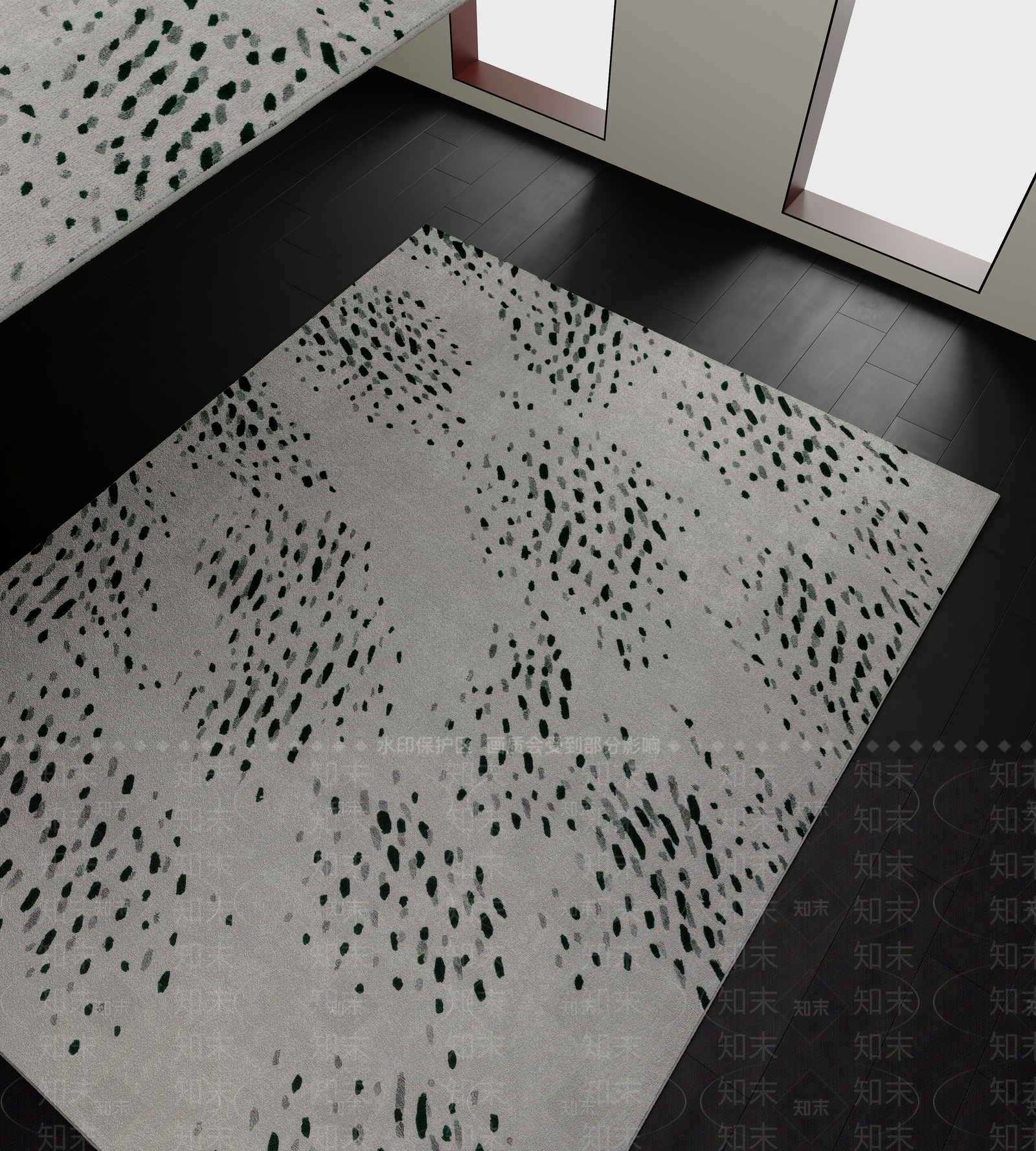 意式轻奢地毯3D模型下载【ID:1199626007】