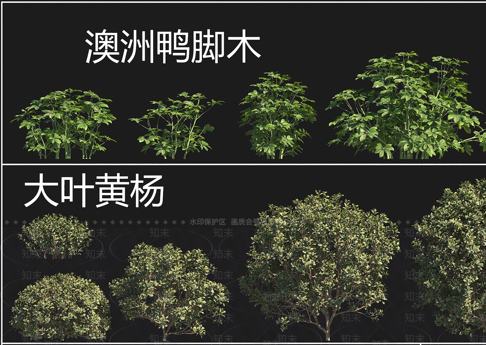 植物堆3D模型下载【ID:1199626234】